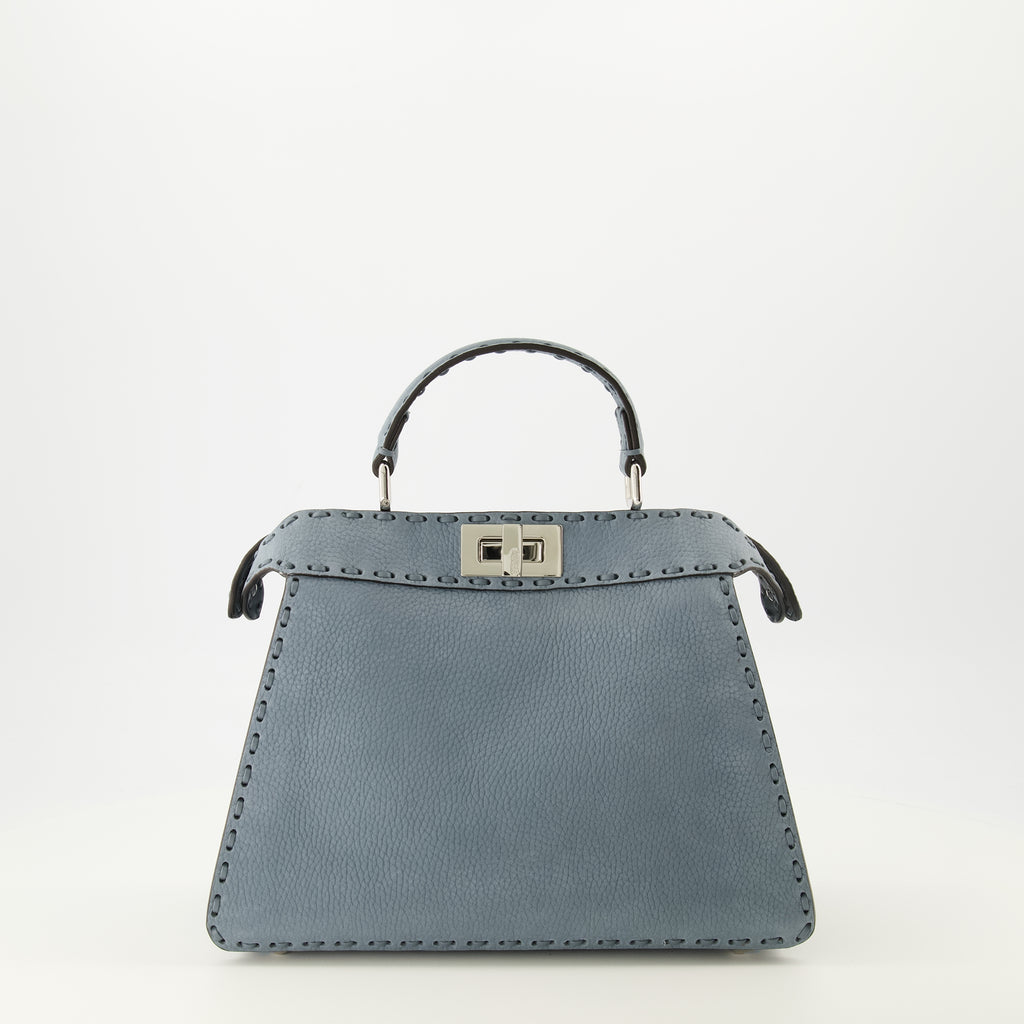 Image de l'article Sac Peekaboo I See U small bleu de la marque Fendi pour Femme - Saison Printemps-Été 2026 - Vue de Face