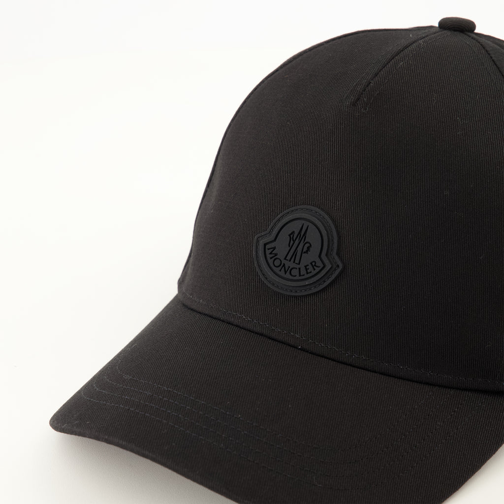 Chapeaux, casquettes et bonnets Schwarze Baumwollmütze Moncler Noir Homme