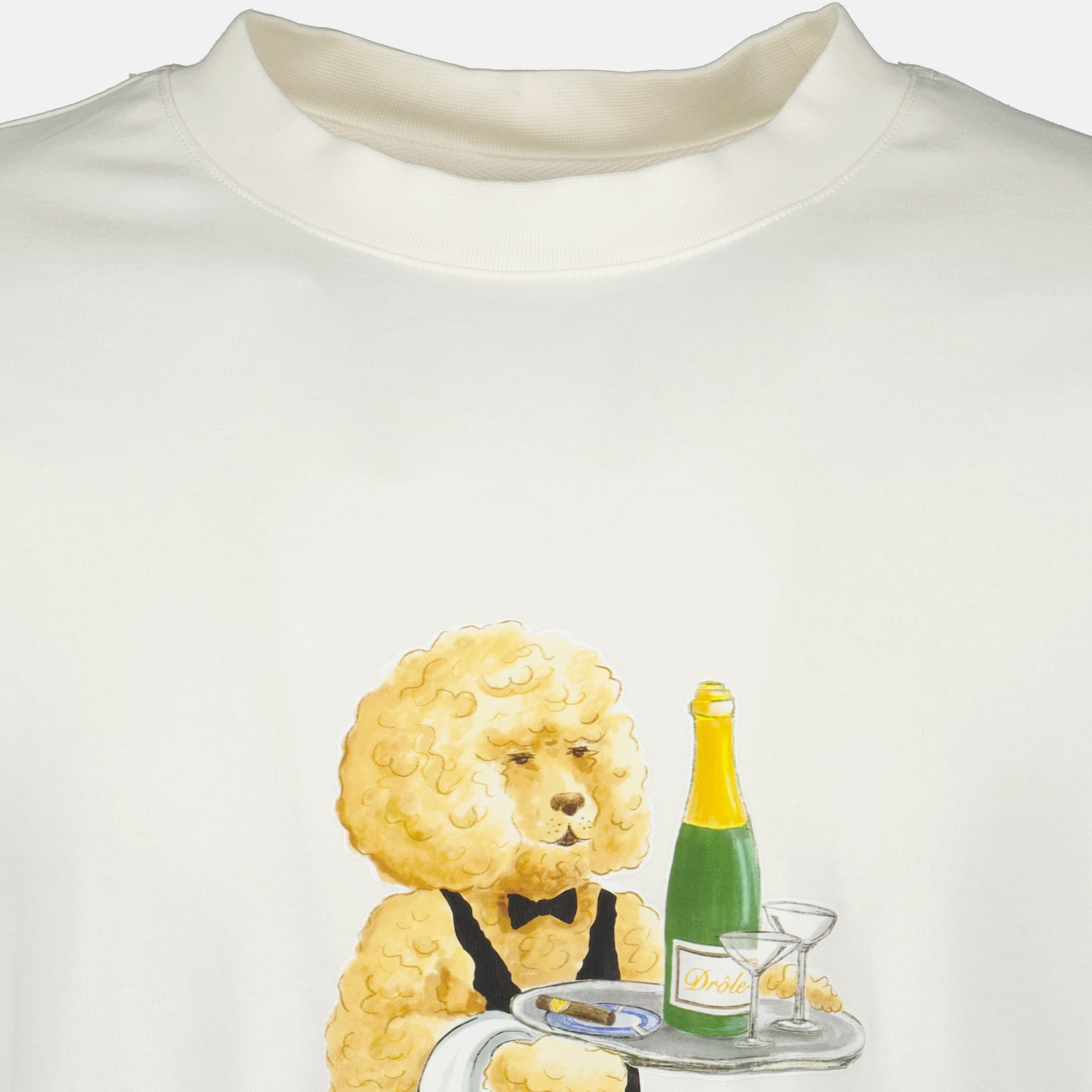 Image de l'article T-shirt Poodle de la marque Drole De Monsieur pour Homme - Saison Automne-Hiver 2025 - Vue détaillée_5