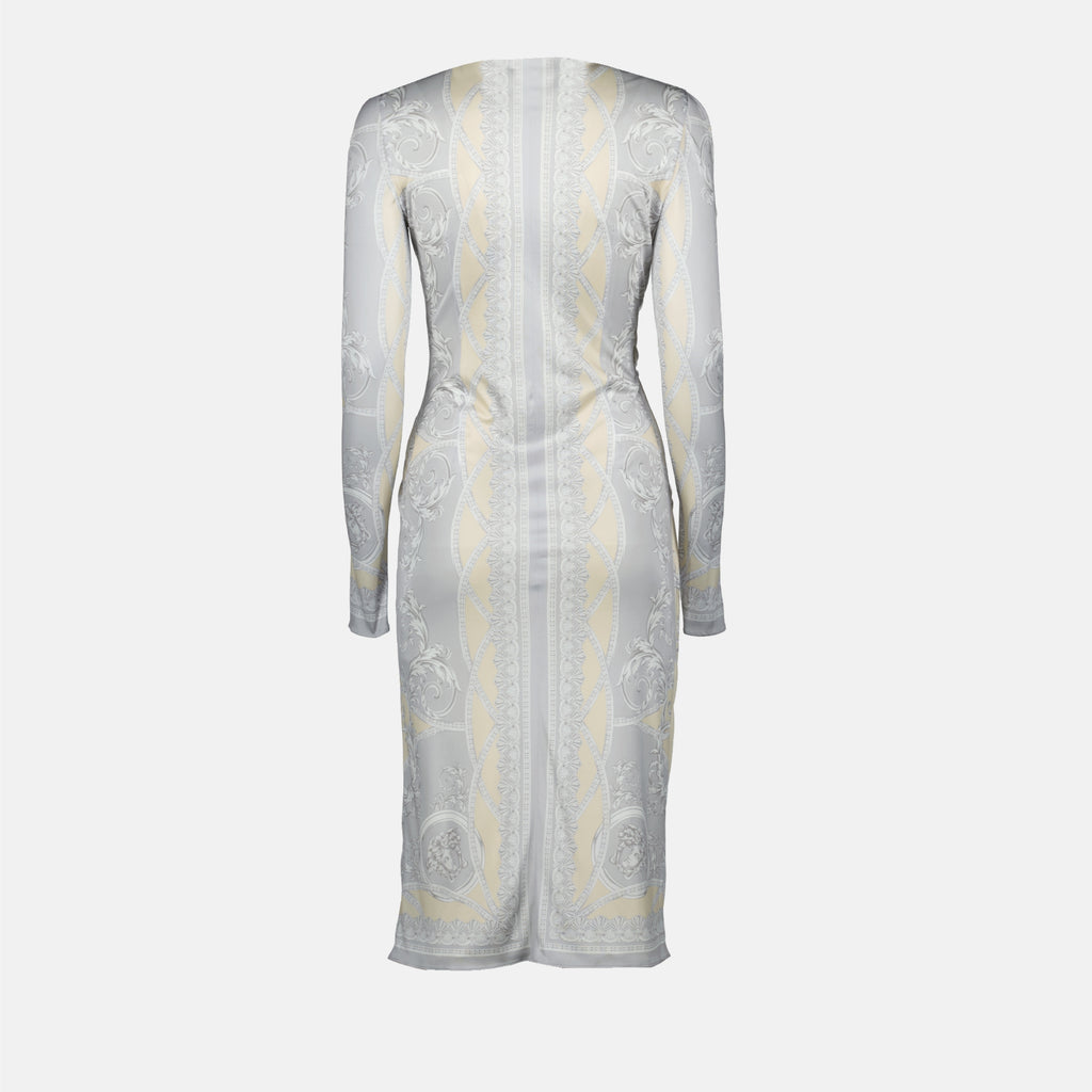 Abiti Vestito The Gods' Cut Versace Argento Femme