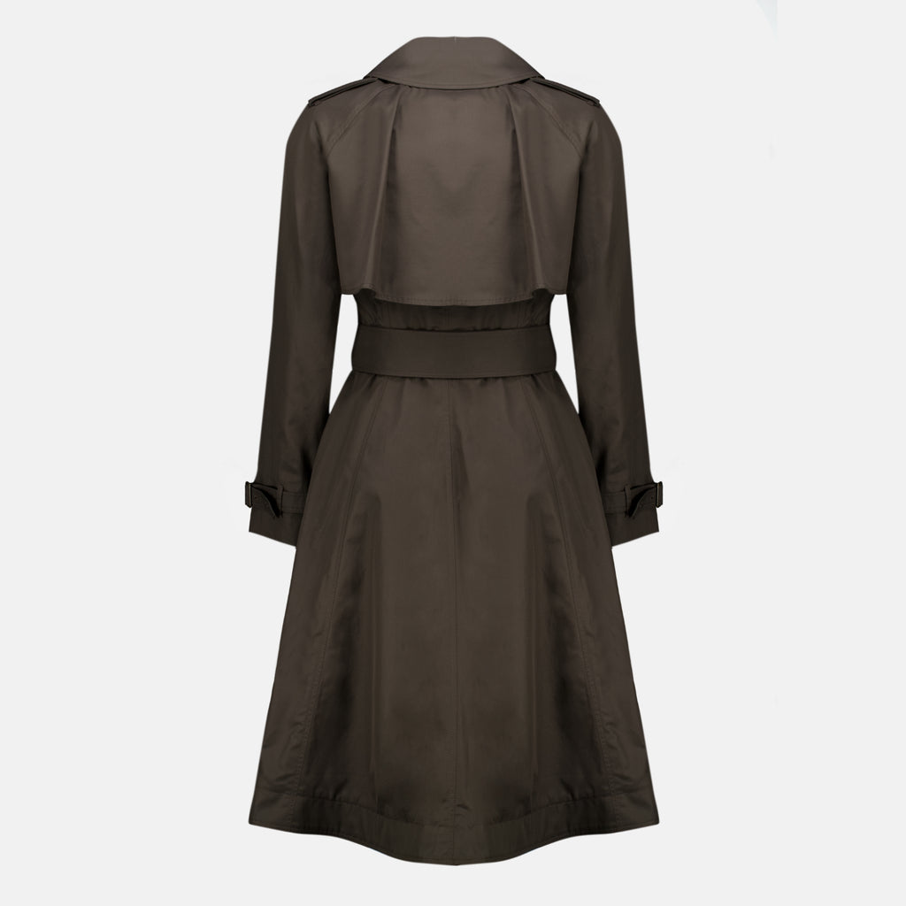 Manteaux Trench lungo Pembury in gabardine marrone Burberry Marron Femme
