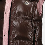Vestes Doudoune Luzule sans manches Moncler Marron Femme