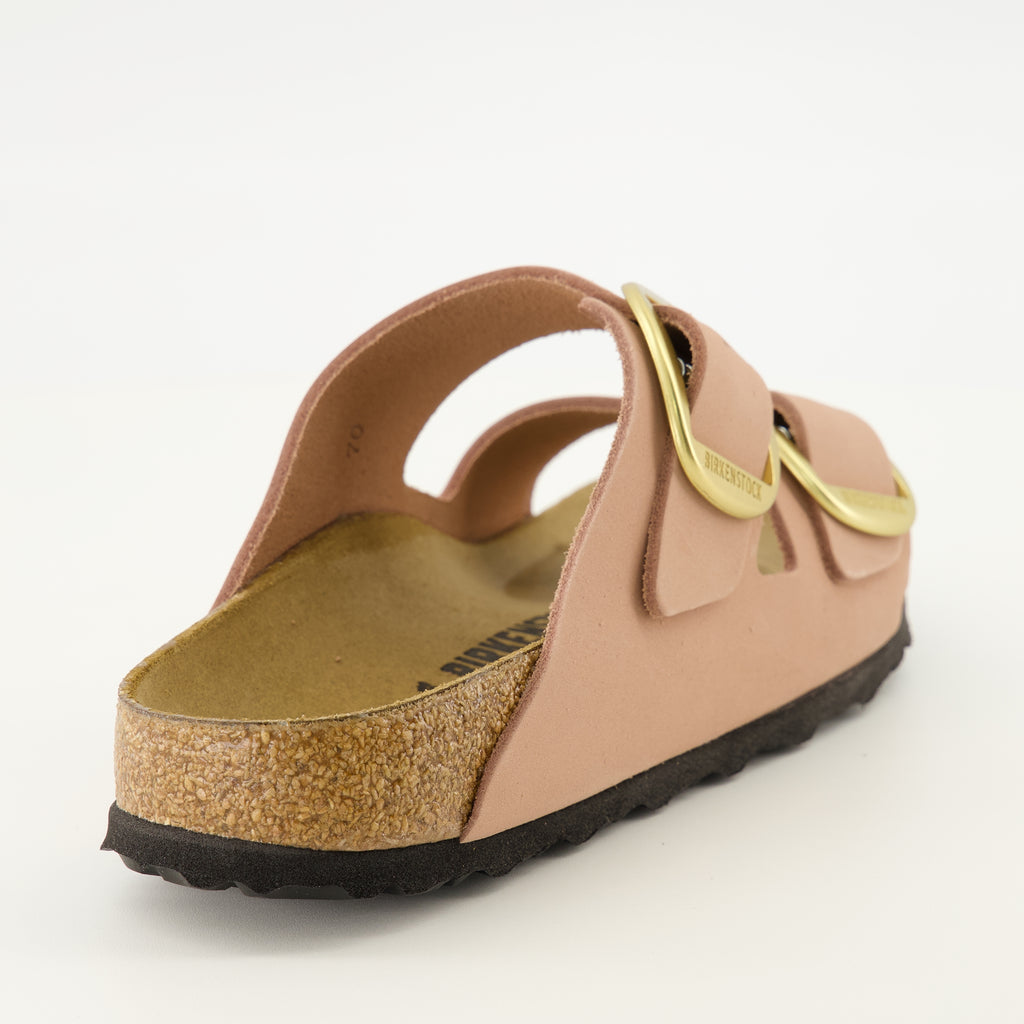 Chaussures ouvertes Sandali Arizona Big Buckle Rosa Birkenstock Rose Femme