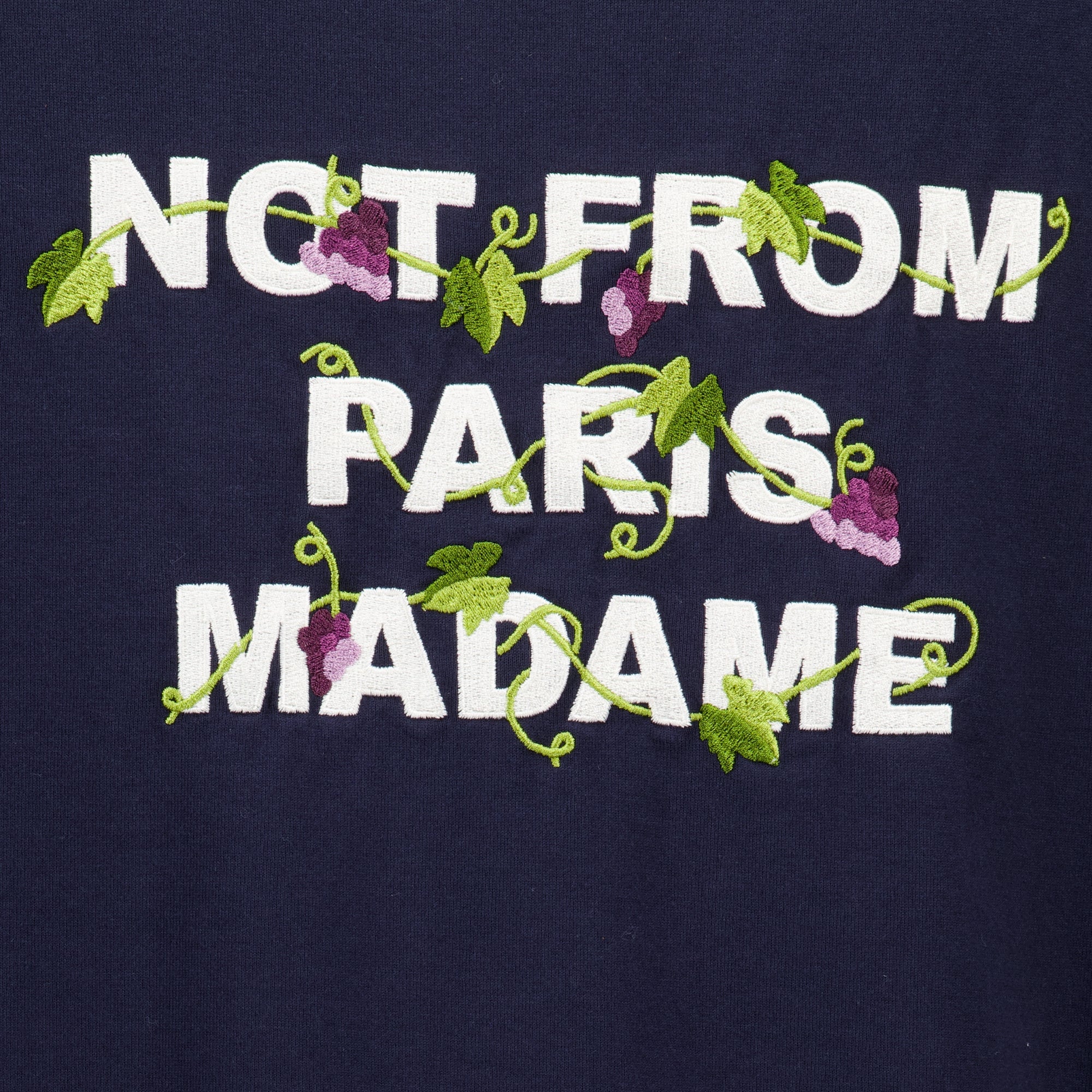 T-shirts T-shirt Slogan Vigne bleu marine Drole De Monsieur Bleu foncé Homme