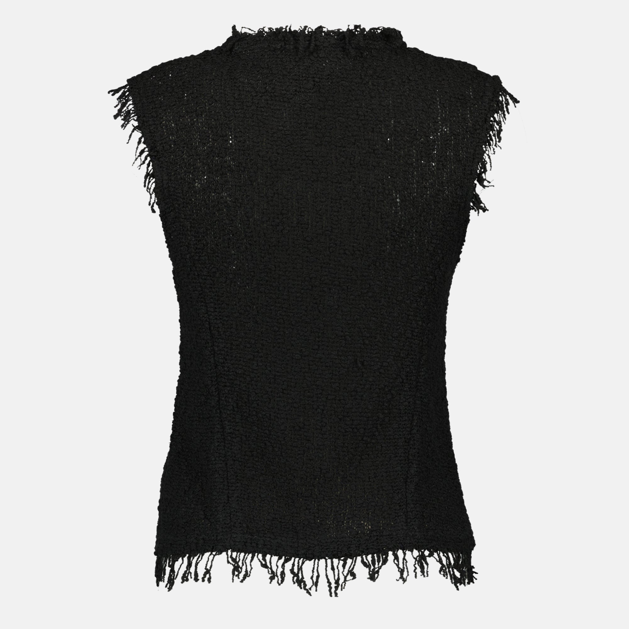 Vestes Veste sans manches en tweed noir Iro Noir Femme