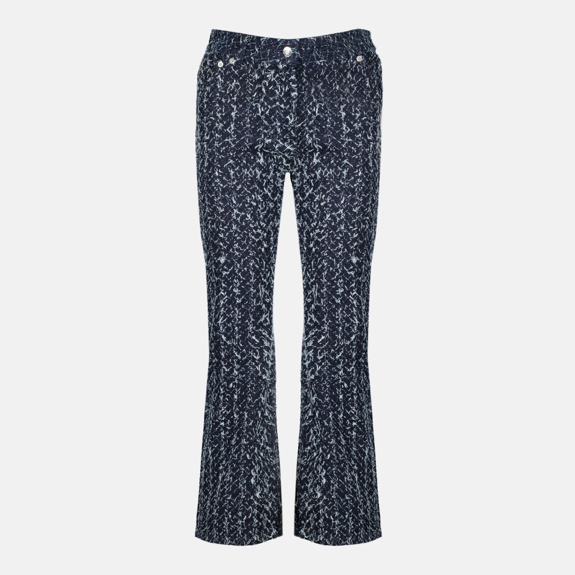 Pantalons Straight Blue Boucle Denim Jean Iro Bleu foncé Femme