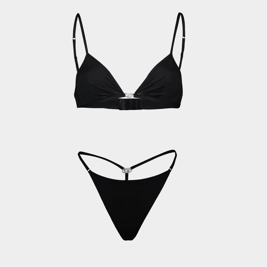 Sous-vêtements et homewear String D-DNM Diesel Noir Femme