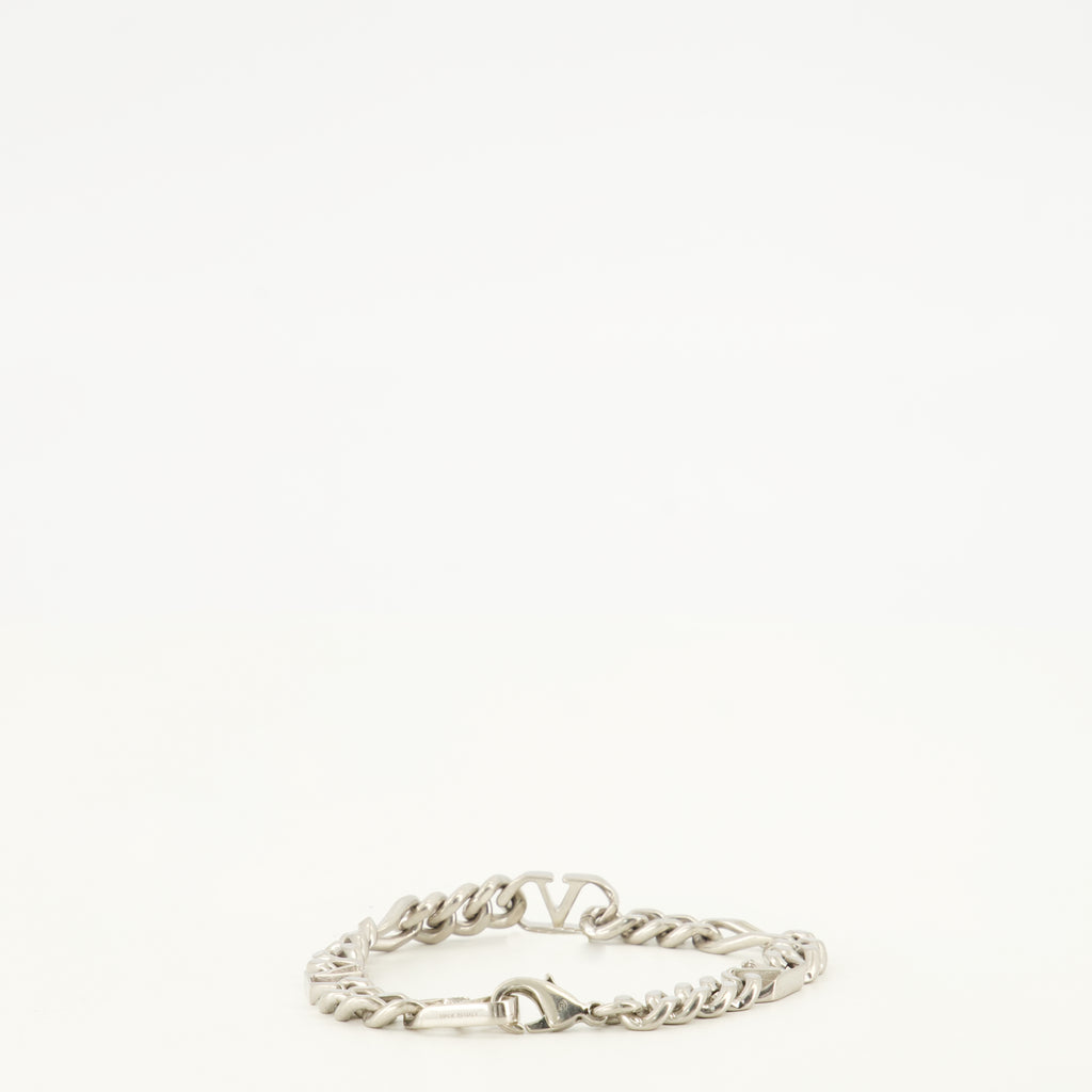 Bijoux VLogo Metallarmband Valentino Garavani Argenté Homme