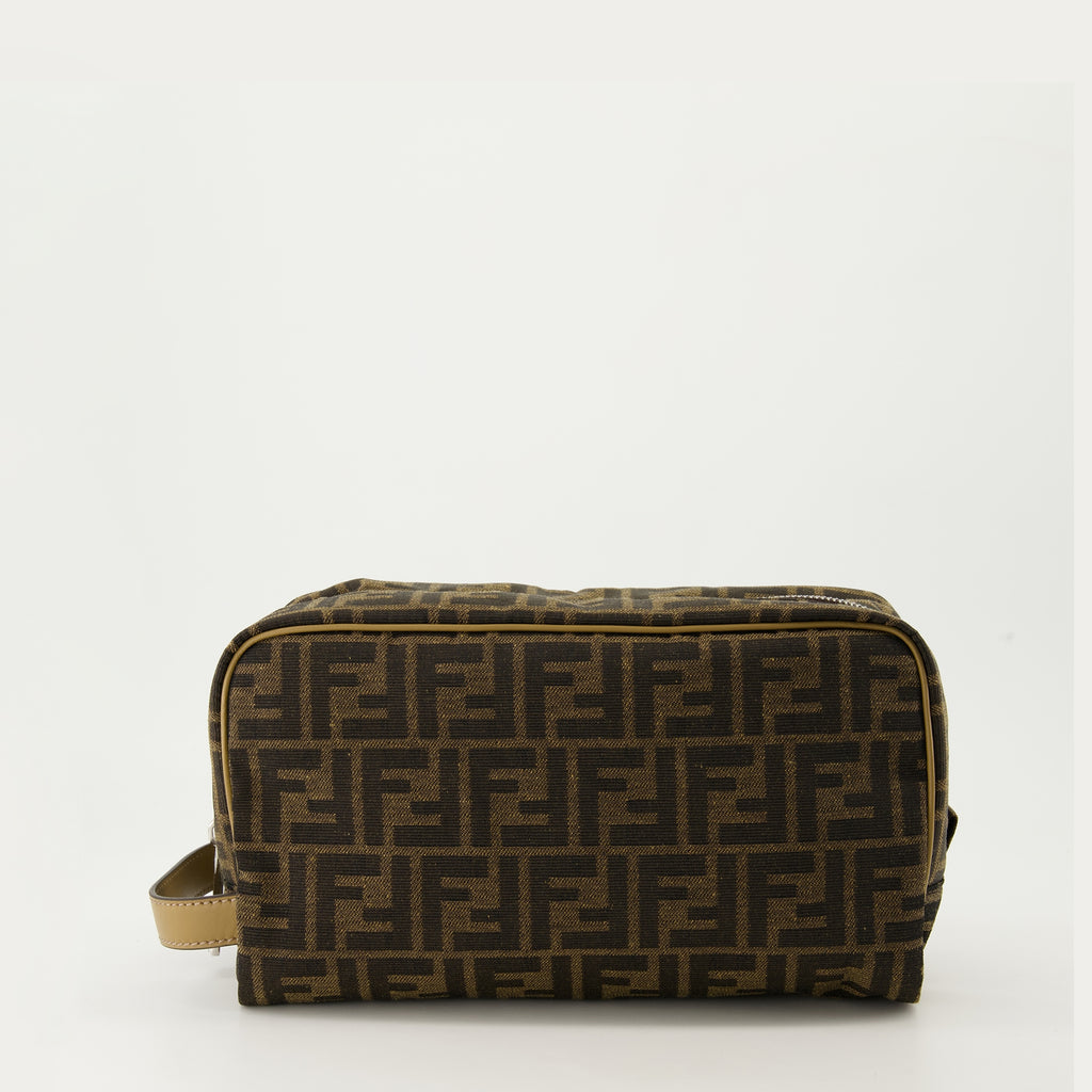 Pochettes Trousse de toilette FF Fendi Marron Homme