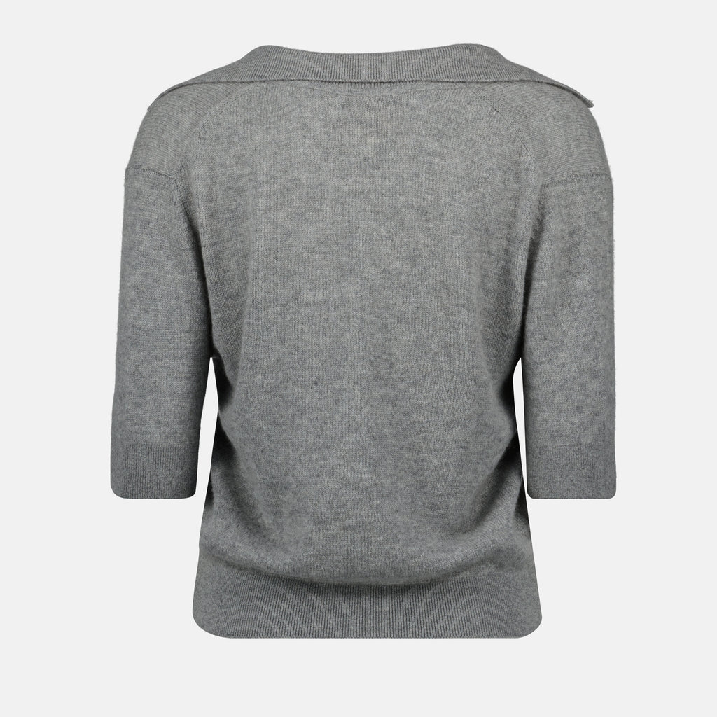 Polos Polo Shrunken jo Khaite Gris Femme