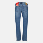 Bild des Diesel Herren Jeans Sleenker 1979 L32 in blauem Denim - Frühling-Sommer 2026 - Rückansicht