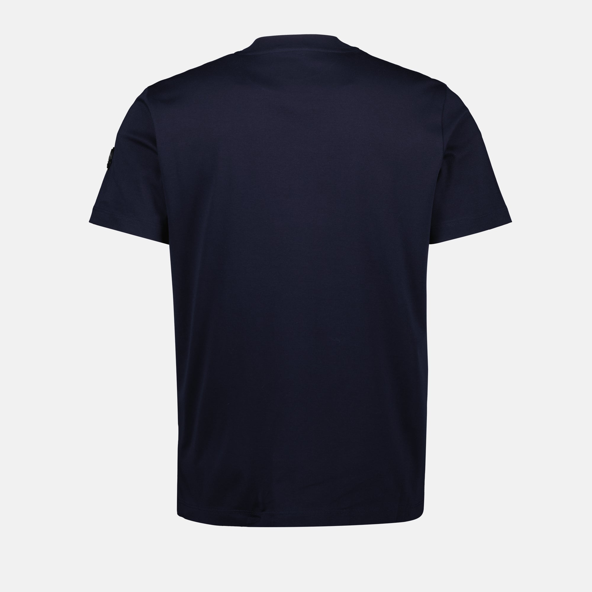 T-shirts T-shirt bleu marine à logo Moncler Bleu foncé Homme