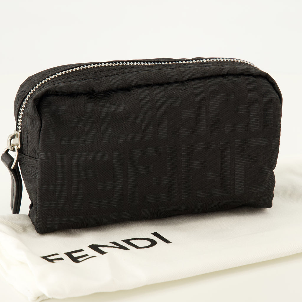Pochettes Micro Toiletry Bag Fendi Noir Unisexe