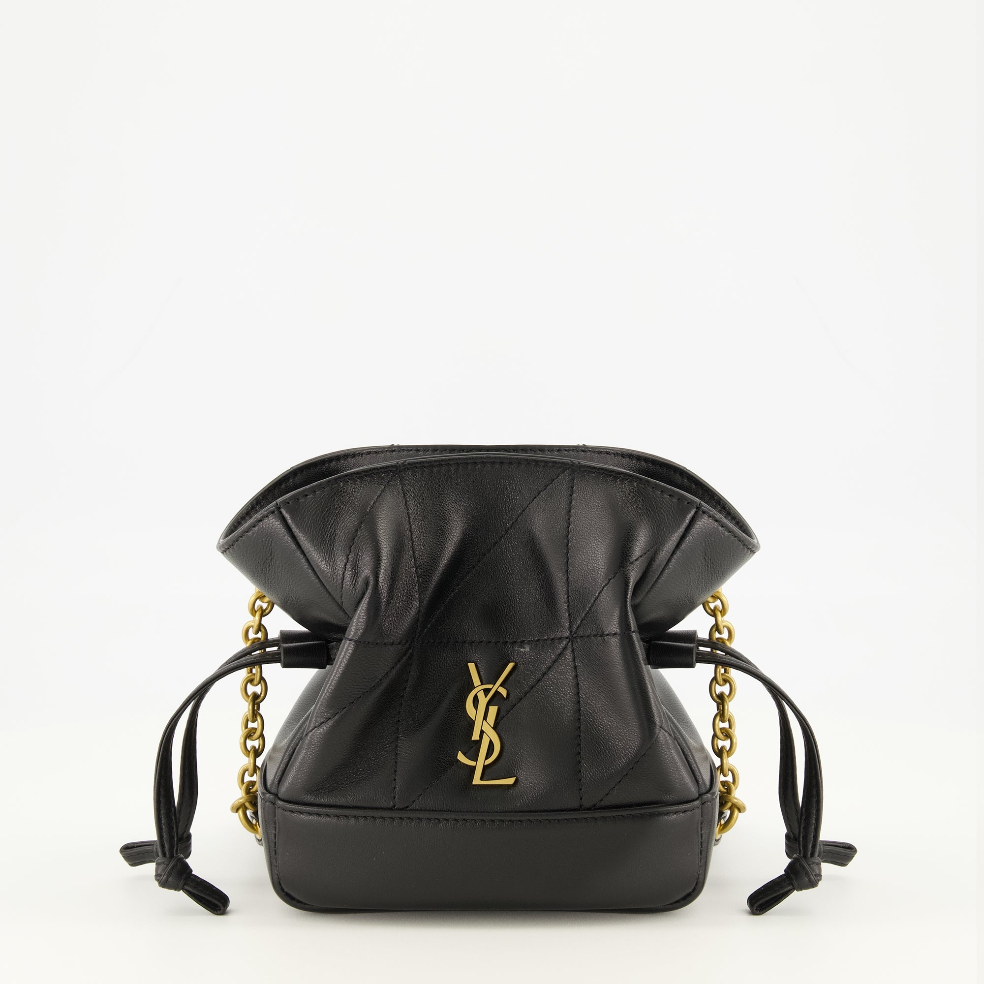 Image de l'article Sac Jamie mini noir de la marque Saint Laurent pour Femme - Saison Printemps-Été 2026 - Vue de Face