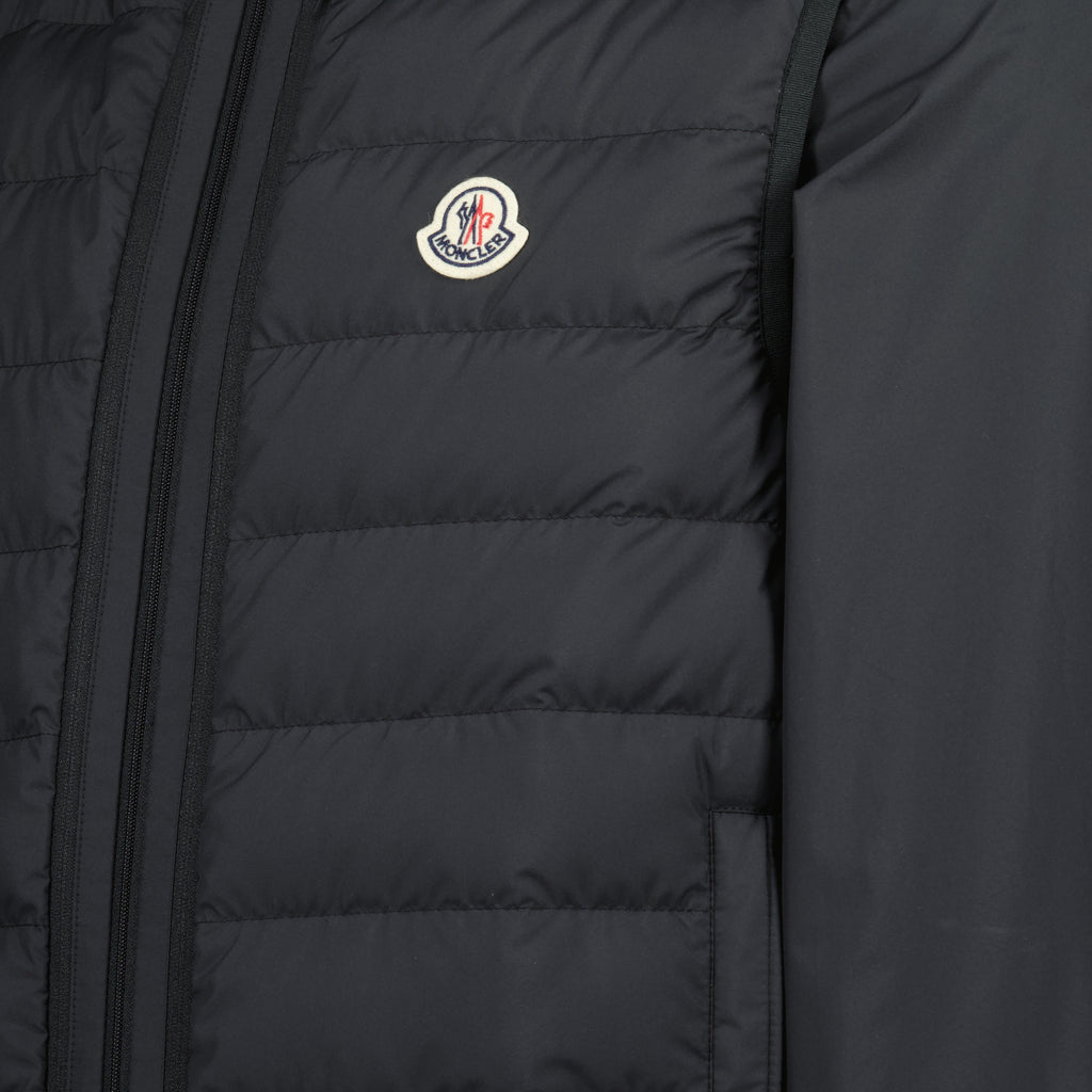 Jaquetas Casaco Removível Verney Moncler Preto Homme