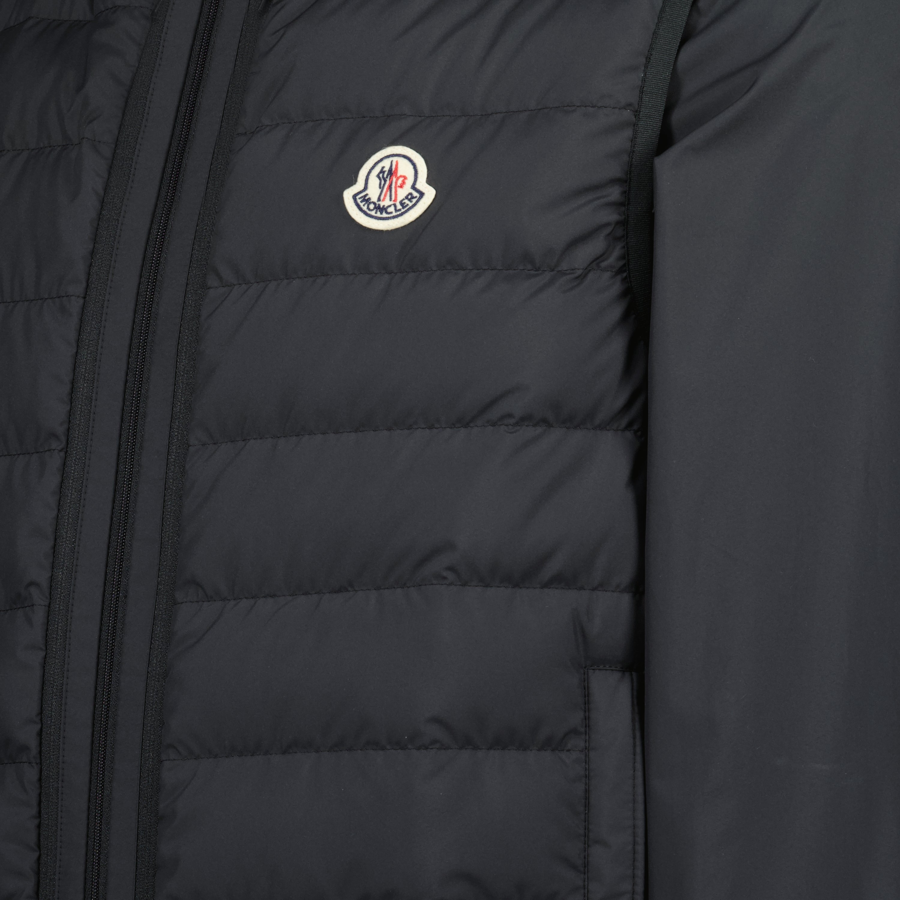Jaquetas Casaco Removível Verney Moncler Preto Homme