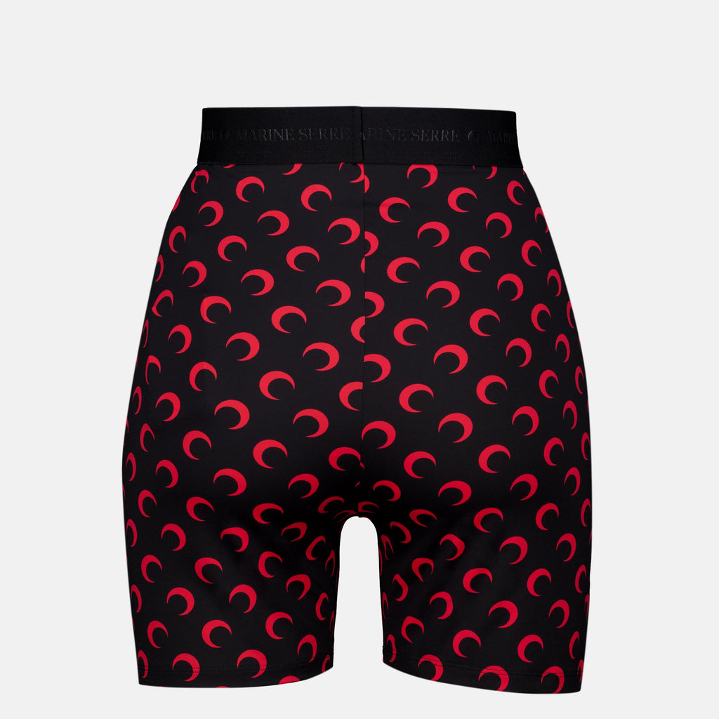 Shorts 레드 문 사이클링 숏 져지 Marine Serre Rouge Femme