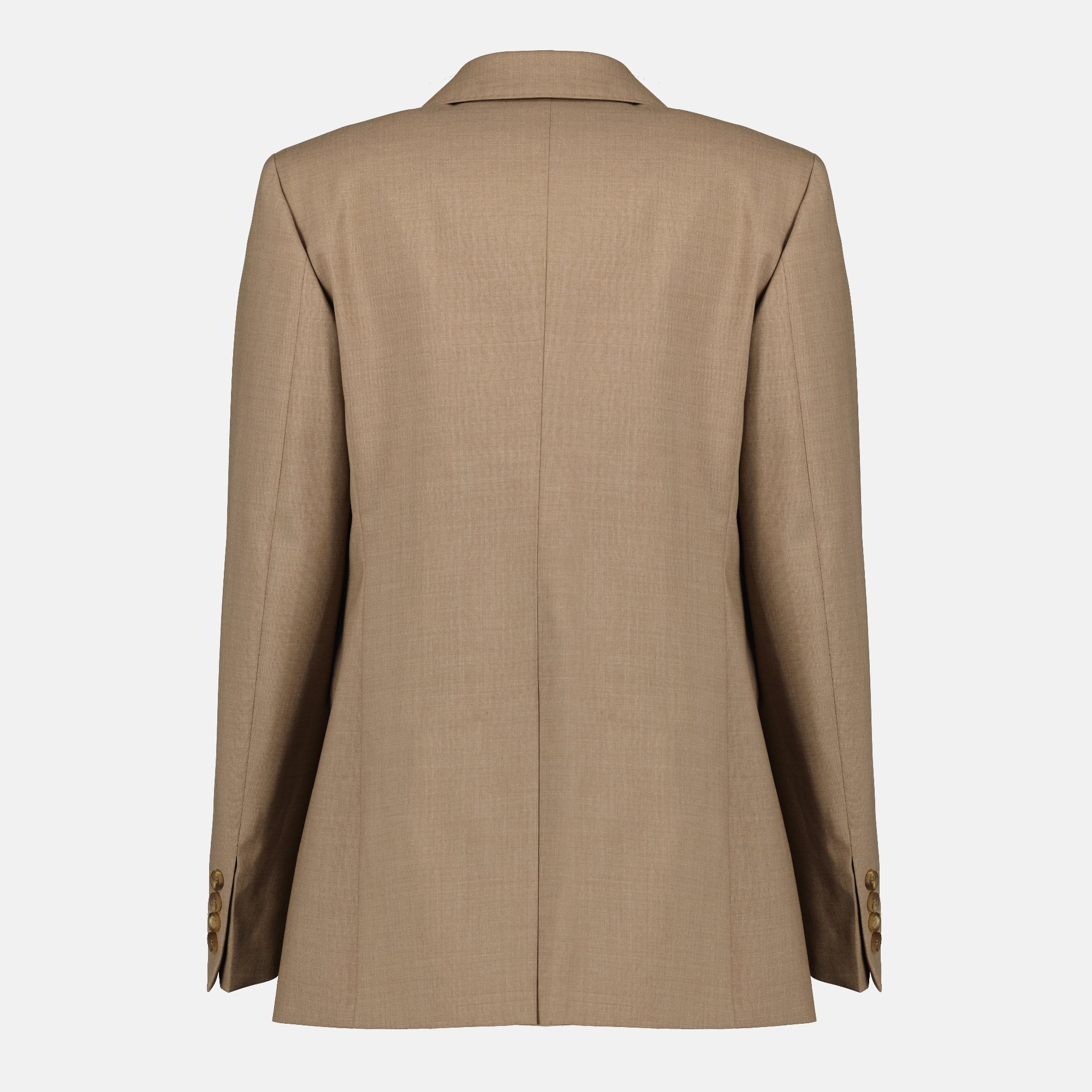 Image de l'article Blazer en laine marron de la marque Max Mara pour Femme - Saison Printemps-Été 2026 - Vue de Dos