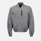Jackets Bomber en nylon Sacai Gray Homme