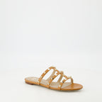 Chaussures ouvertes Sandales Rockstud Valentino Garavani Marron Femme