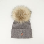 Hats, caps and beanies Bonnet à pompon Moncler Grenoble Gray Femme