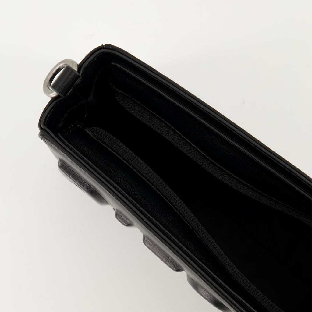 Bolsos bandolera Sac camera 3D Diesel Negro Unisexo
