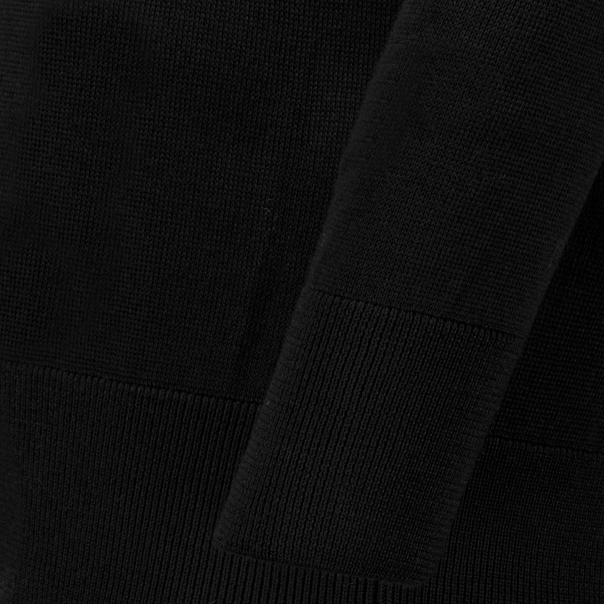 Maille Jersey de Cuello Alto Negro AMI en Lana Ami PARIS Noir Homme
