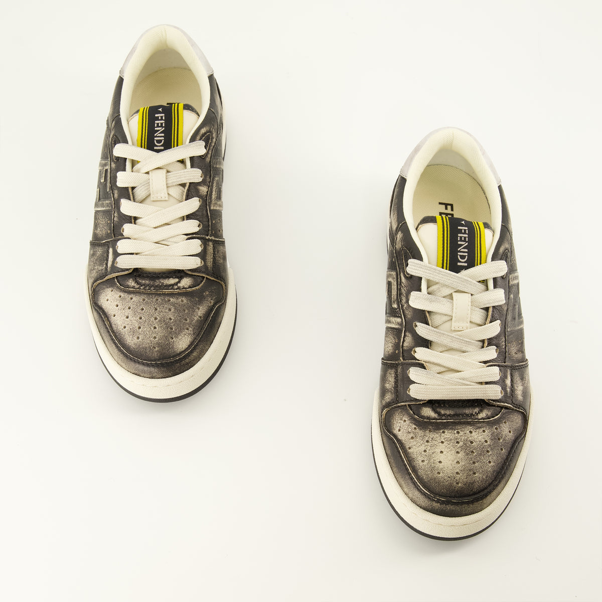 Baskets Baskets Fendi Match Fendi Gris Femme
