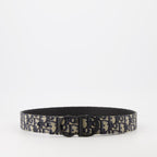 Cinture Ceinture Oblique réversible Dior Beige Homme