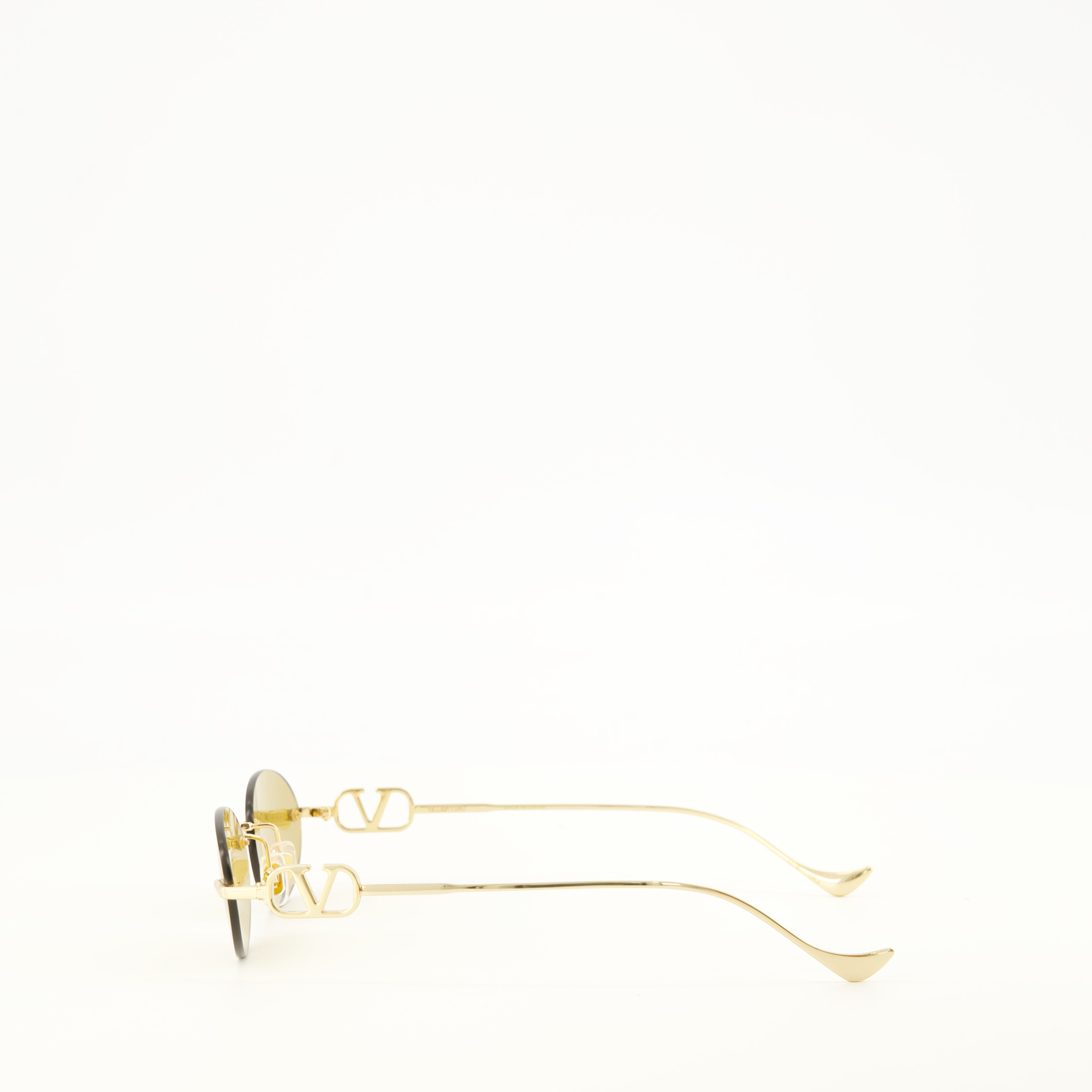 Lunettes Geometrische Metallbrille Valentino Garavani Doré Femme