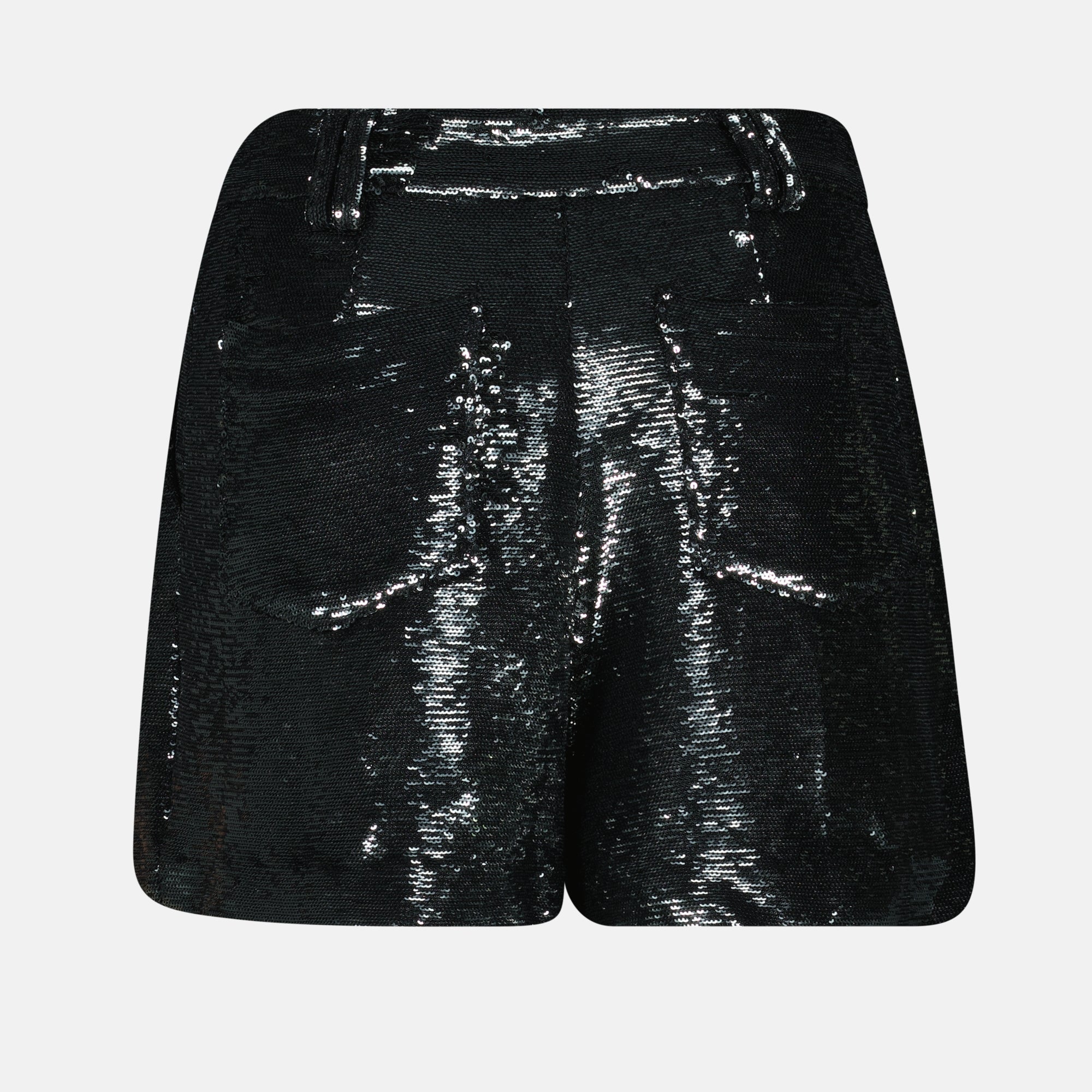 Shorts Short Nucas en sequin Iro Gris Femme
