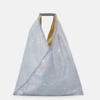 Sacs à main et épaule Borsa Effetto Denim Giapponese Mm6 Bleu Femme
