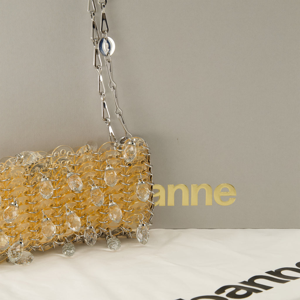 Image de l'article Sac 1969 nano avec cristaux doré de la marque Rabanne pour Femme - Saison Printemps-Été 2026 - Vue détaillée_2
