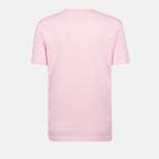 T-Shirts Gesticktes Logo T-Shirt Versace Rosa Femme