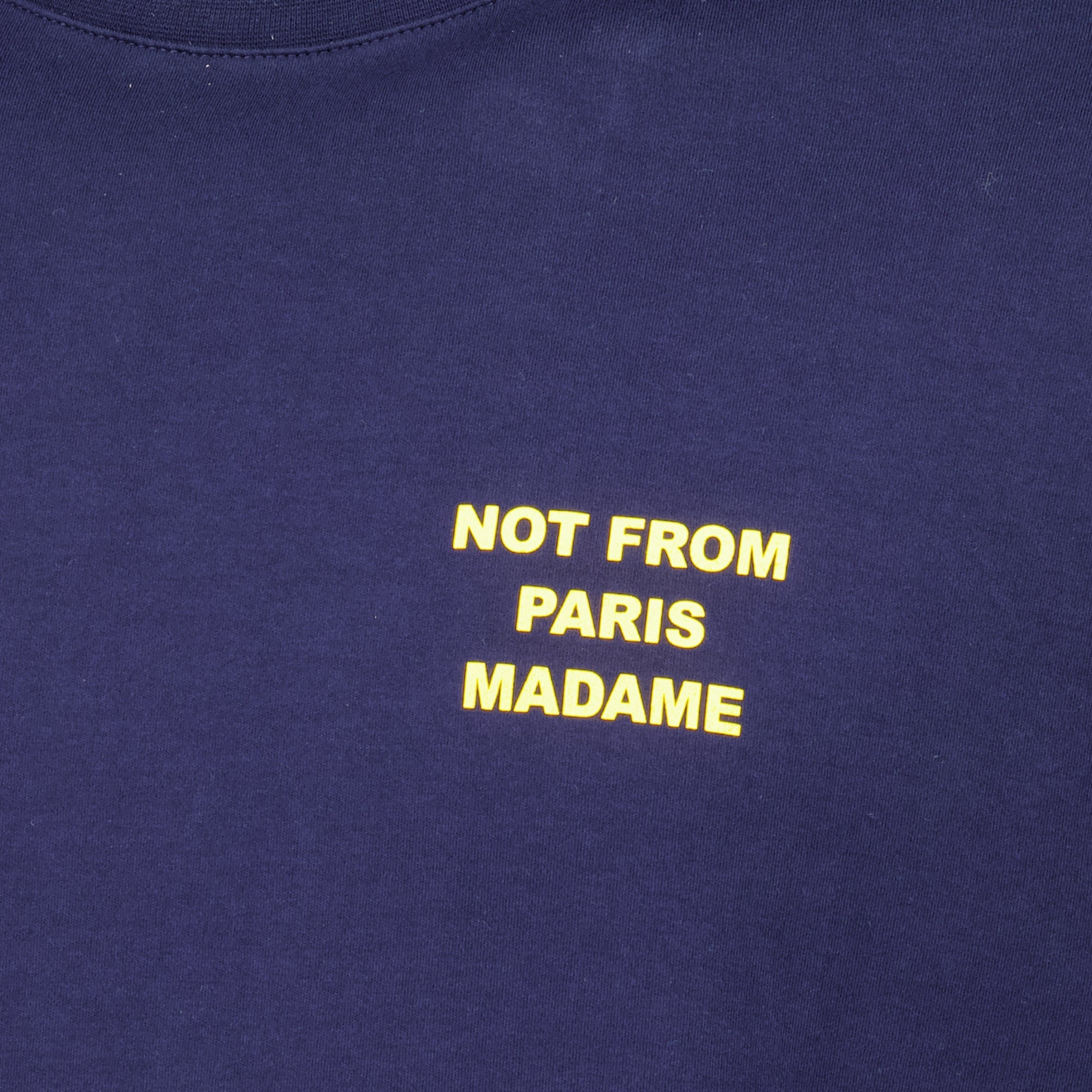 T-shirts ネイビーブルー スローガン Tシャツ Drole De Monsieur Bleu foncé Homme