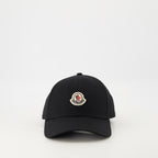Image de l'article Casquette logo noir de la marque Moncler pour Homme - Saison Printemps-Été 2026 - Vue de Face