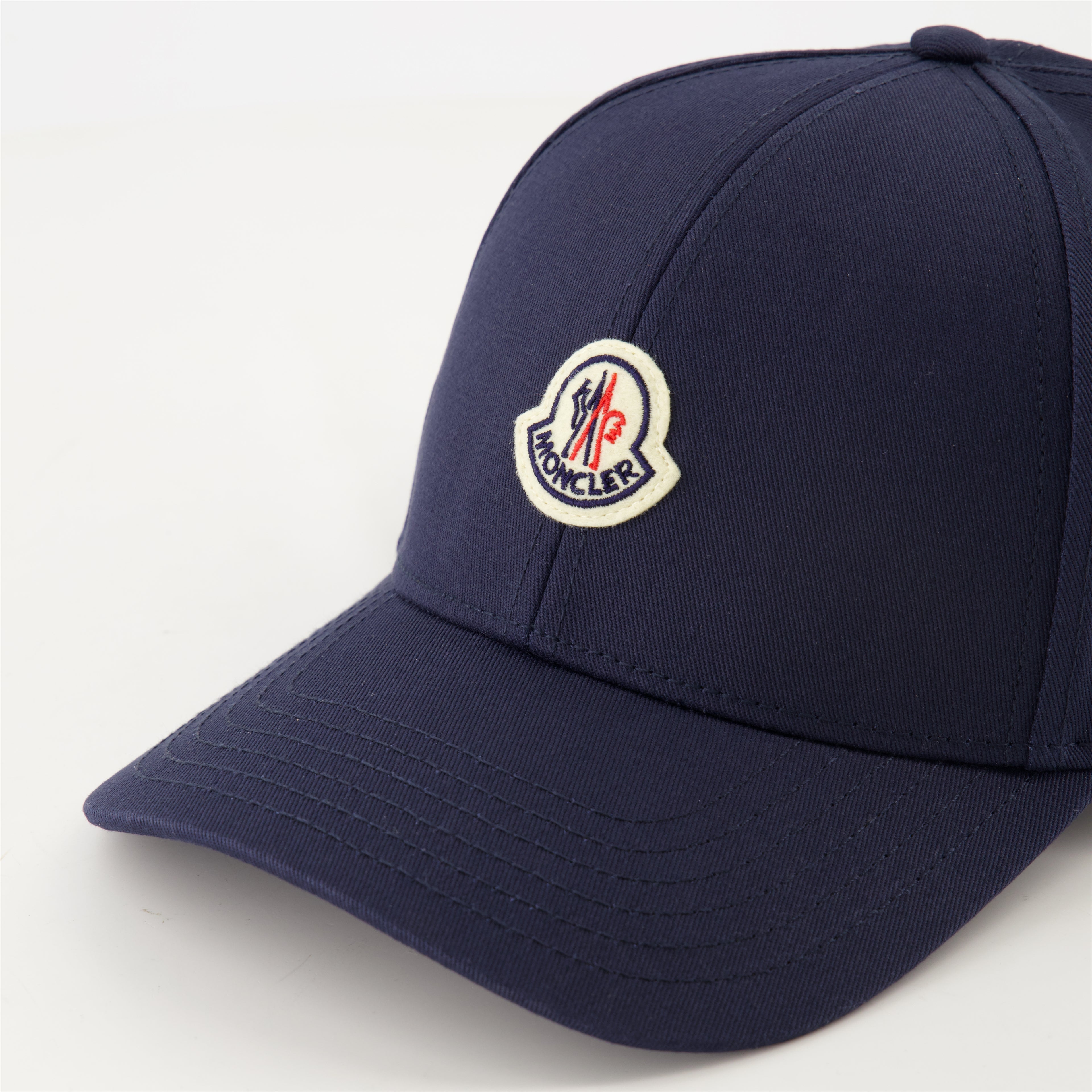 Hats, caps and beanies Logo Cap Moncler Dark blue Homme