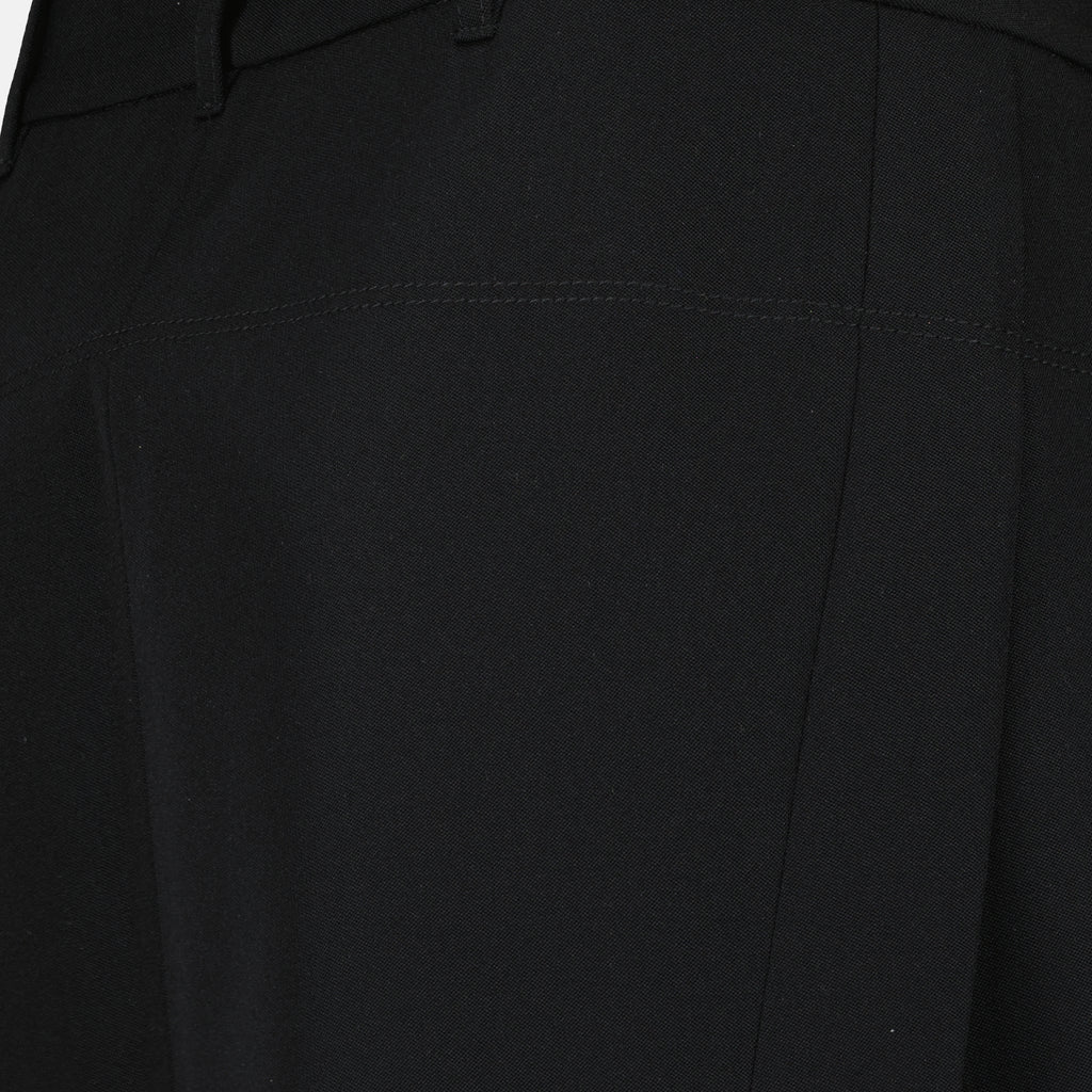 Gonne Gonna Mini in Lana Rabanne Nero Femme