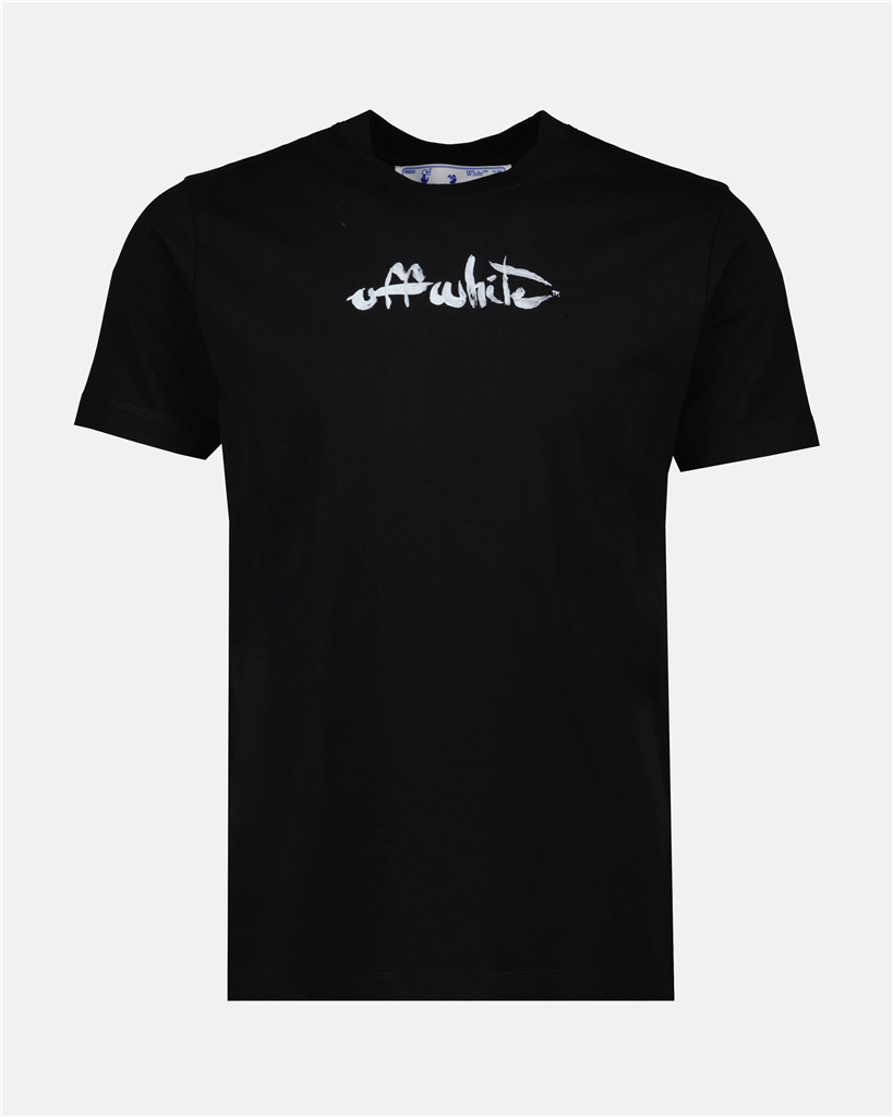 Camisetas OMAA027F22JER009 1001 black white Off-White Negro Homme