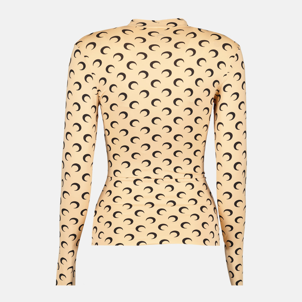 Image de l'article Top Jersey Moon de la marque Marine Serre pour Femme - Saison Automne-Hiver 2025 - Vue détaillée_2