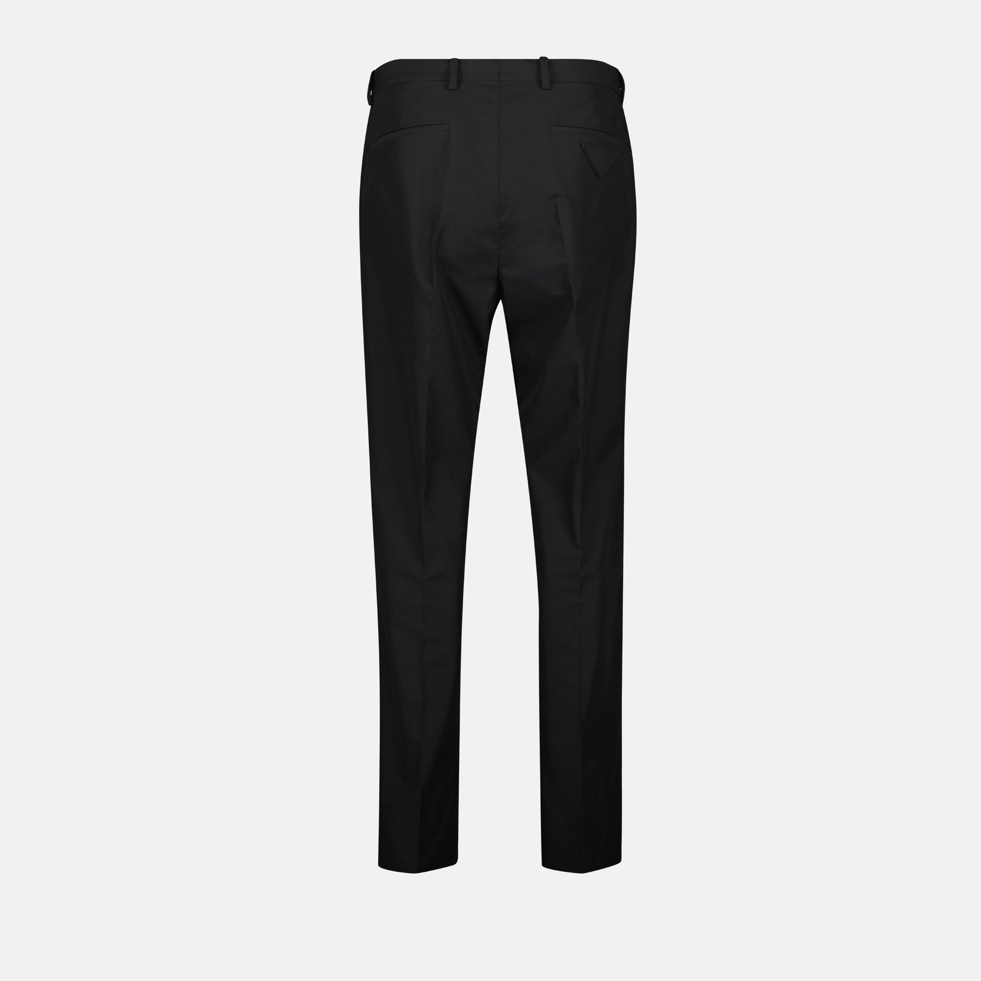 Pantalons Pantalon en coton technique Prada Noir Homme