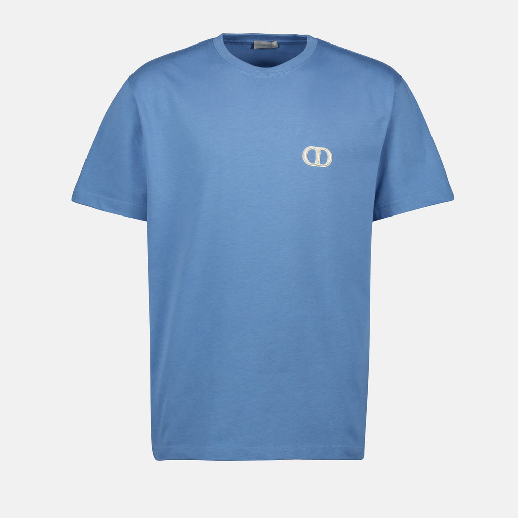 Camisetas Camiseta CD Icon Dior Azul Homme