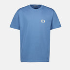 Camisetas Camiseta CD Icon Dior Azul Homme