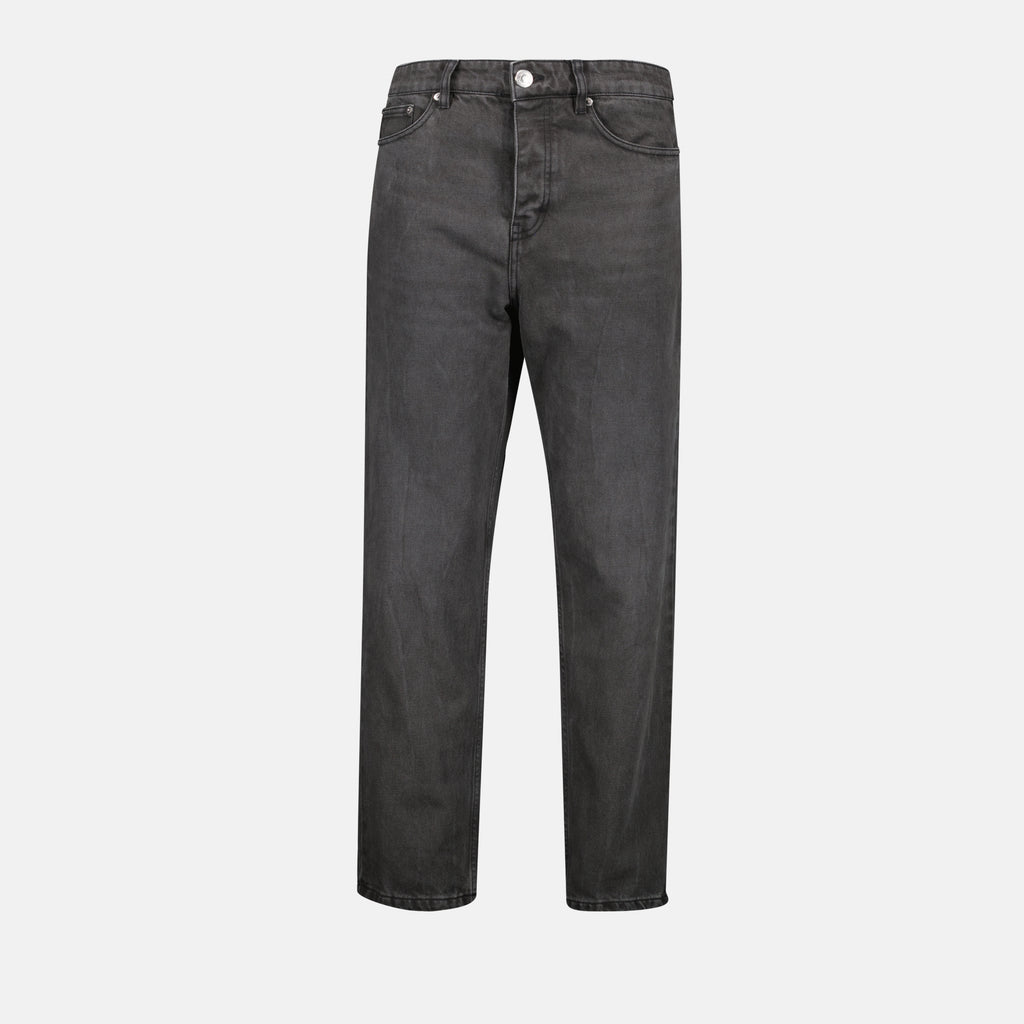 Pantalons Jean tapered Ami PARIS Gris Homme