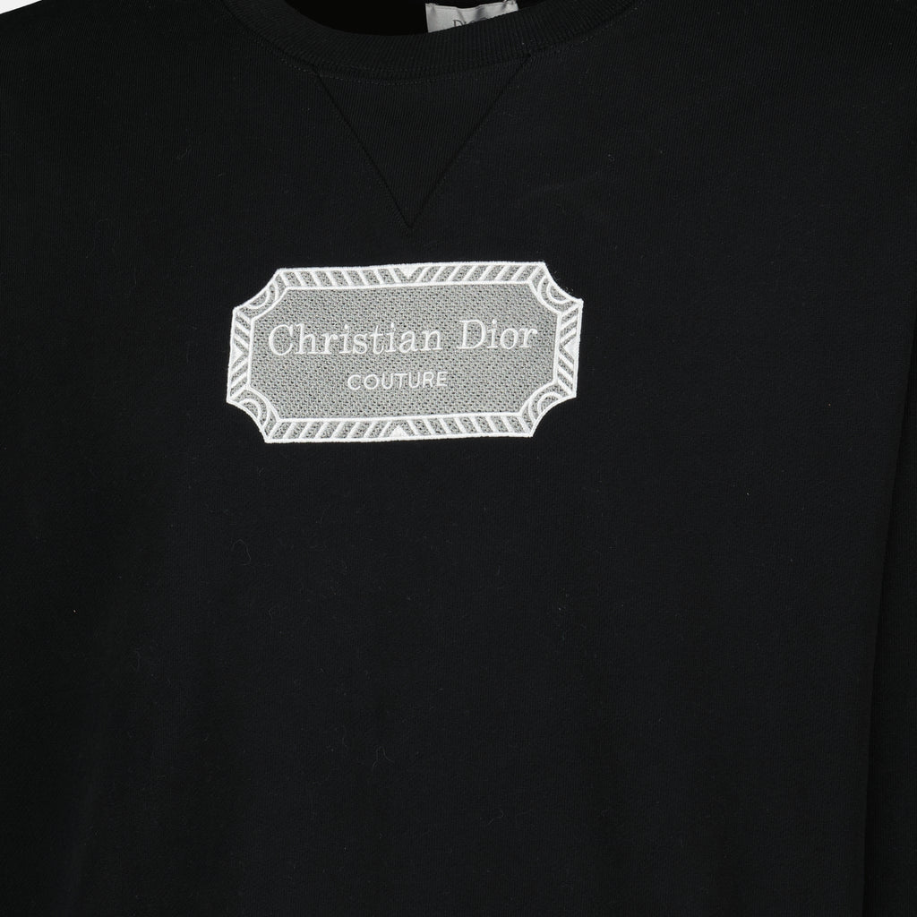 Immagine del sudore nero Christian Dior Couture per uomo - Stagione Autunno-Inverno 2022 - Vista Dettagliata_1