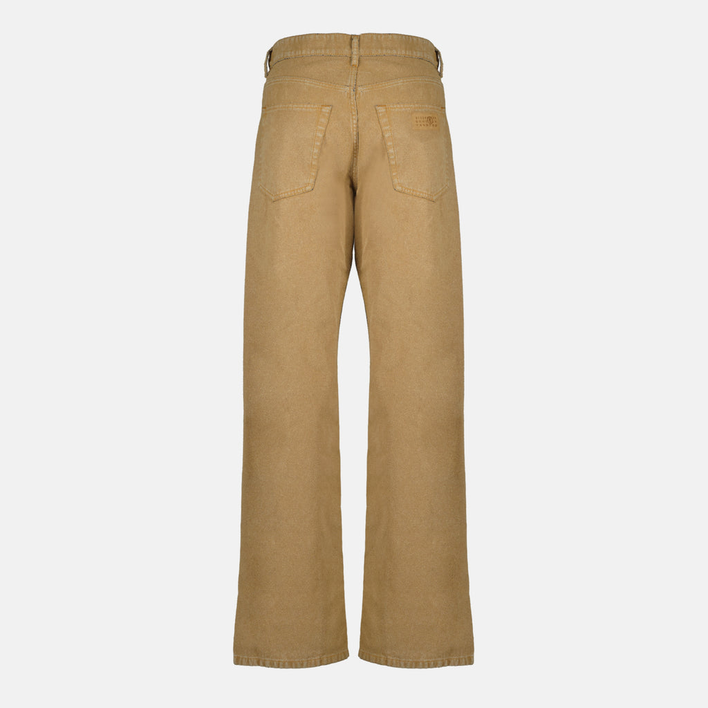 Mm6ブランドのビーチワイドジーンズの画像 - 2026年春夏シーズン - 後面ビュー