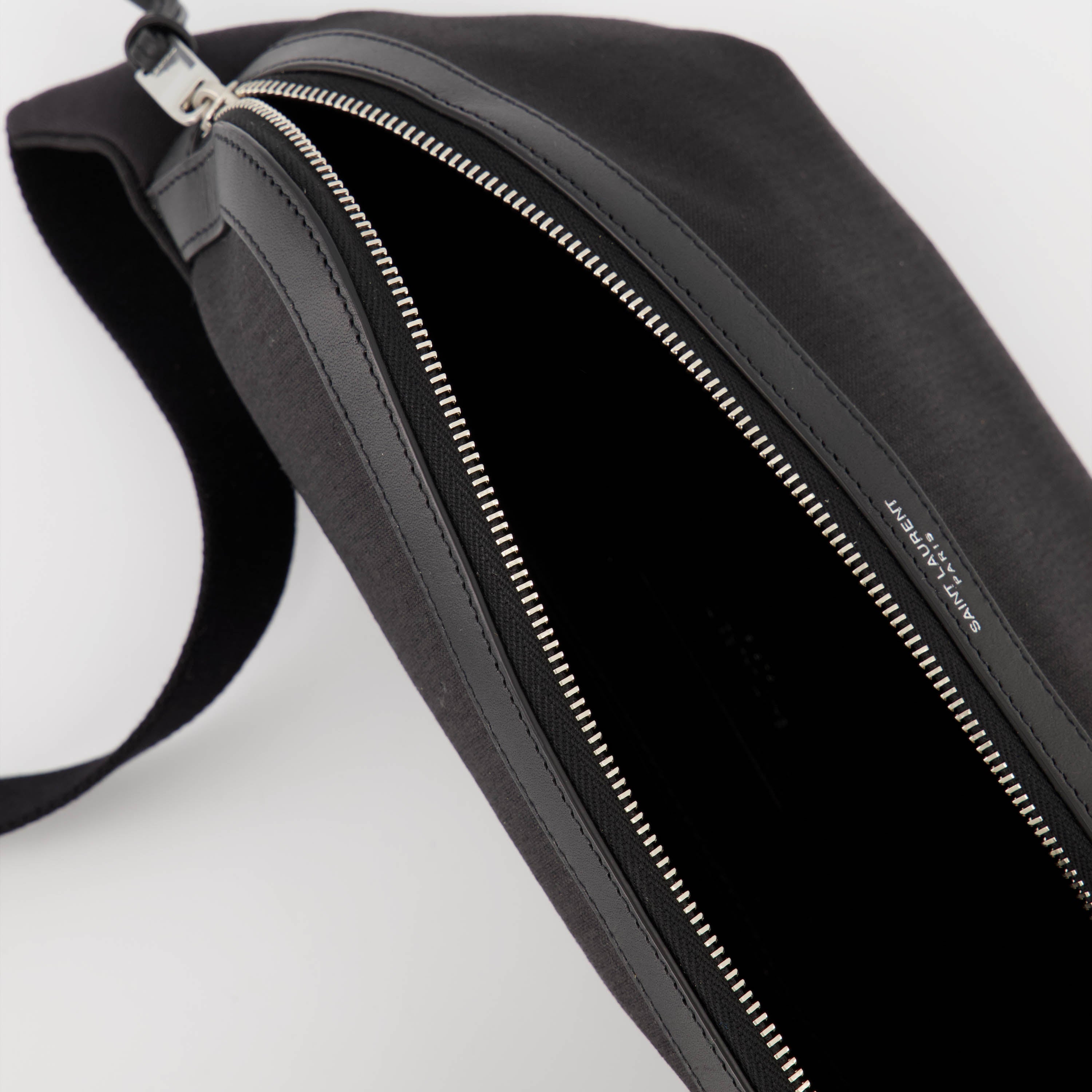 Belt bags Nylon Waist Bag Saint Laurent Black Man