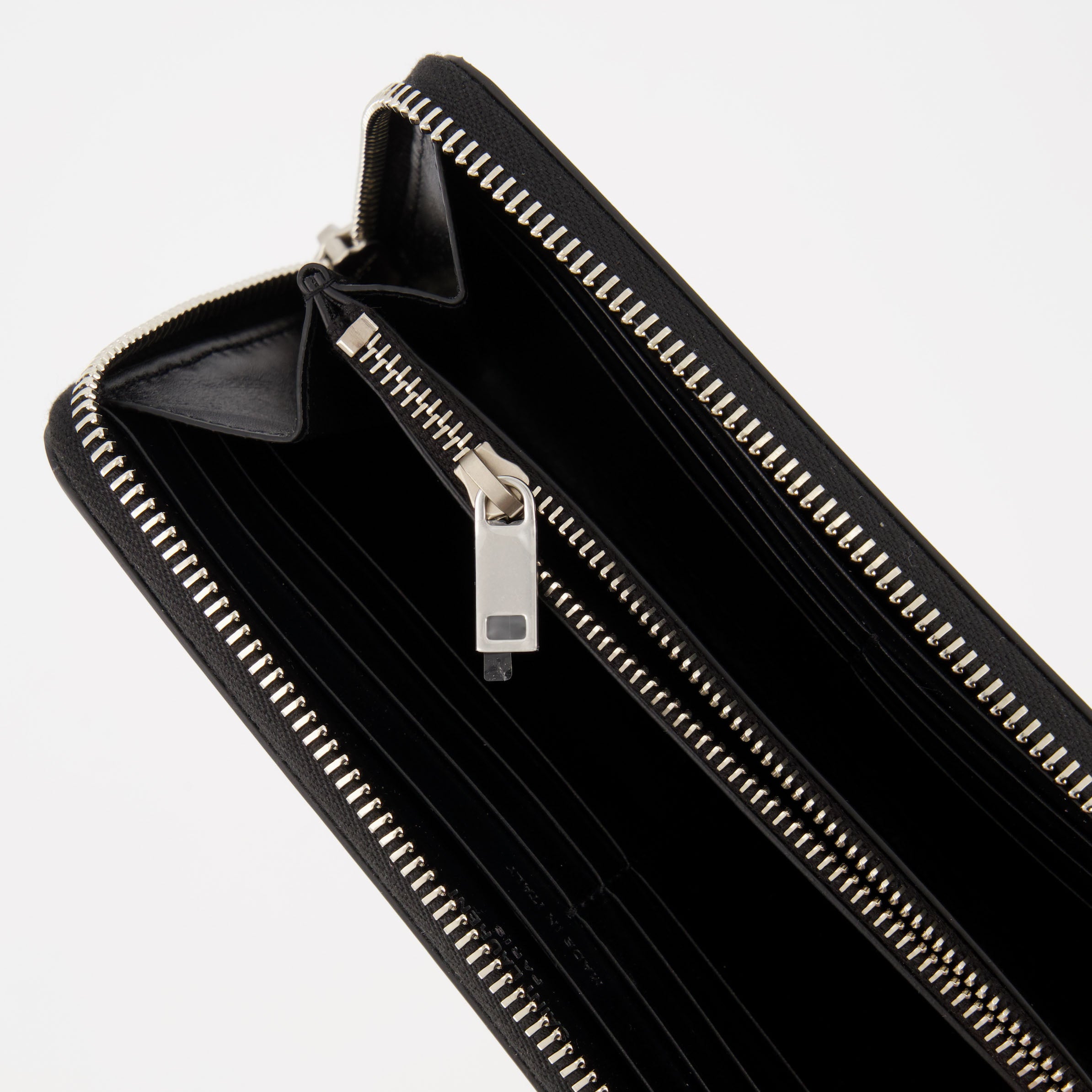 Small leather goods Cassandra leather wallet Saint Laurent Black Man