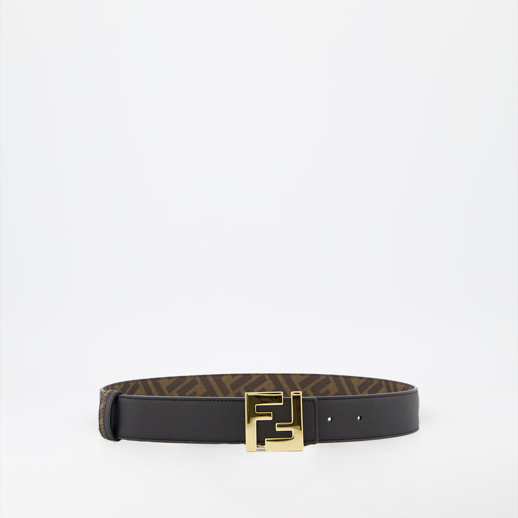 Cintos Ceinture réversible FF Fendi Preto Homme