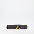 Cintos Ceinture réversible FF Fendi Preto Homme